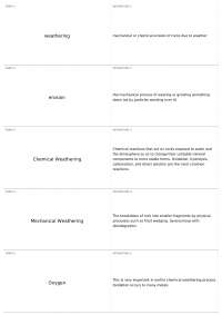 Elements of Geology Test 3 HOLE | GEOS 2104 - Elements of Geology - Docsity