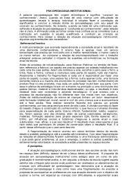 Psicopedagogia institucional
