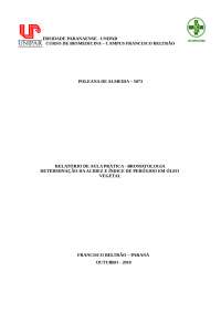 Indice de acido e peroxido