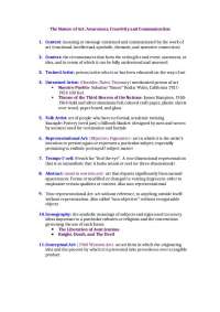 The Nature of Art; Awareness, Creativity, and Communication | ART 2011