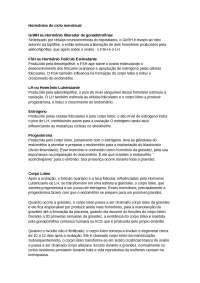 Hormônios do ciclo menstrual