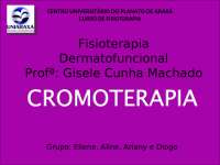 Trabalho Cromoterapia e aromoterapia