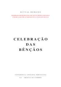 CELEBRAÇÃO DASBÊNÇÃOS PRELIMINARES GERAIS