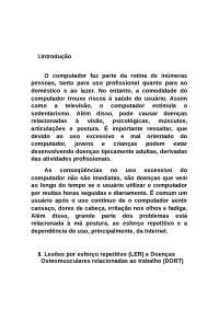 denças relacionadas ao uso do computador