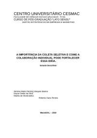 Trabalho Metodologia da Pesquisa