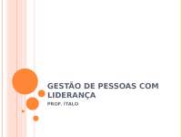 Gestão de pessoas com liderança