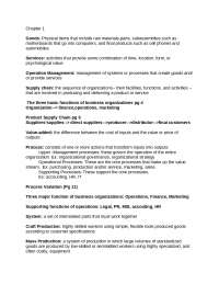 Operations management - Lecture Notes | MGMT 370 - Docsity
