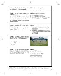 Statics - Problems with Solutions | E M 306