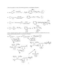 Exam 1 Solution for Organic Chemistry II | CHEM 241 - Docsity