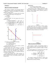 Price Elasticity of Demand - Lecture Notes | ECON 103