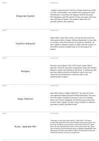 Modern Japan - Final Exam | HIST  - History of Western Civilization
