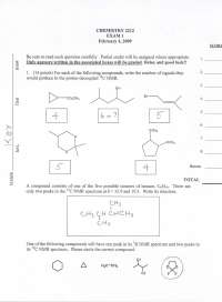 Modern Organic Chemistry II Exam | CHEM 2212 - Docsity