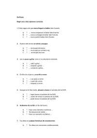 Ejercicios de Perifrasis: Seleccionar las Opciones Correctas - Prof. Luis Ferrer