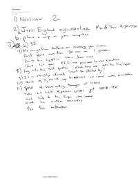 Handwritten Notes for Quiz | Elementary Linear Algebra | MATH 1114 ...