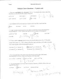Test Solved Multiple Choice Questions - General Physics: Modern Physics ...