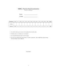 20 Practice Problems on Differential and Integral Calculus | M 408C ...