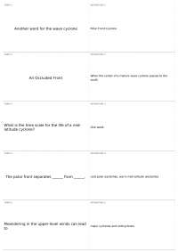Final Exam | GEOG 1250 - Weather and Climate