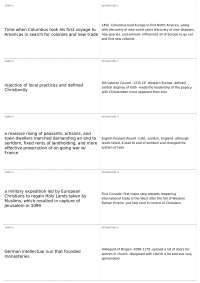Medieval Europe: Key Terms and Definitions