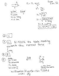 Exam 2 Questions with Solutions - General Physics I Laboratory | PHY ...