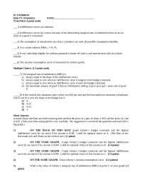 Quiz 3 Practice - Intermediate Microeconomics | ECON 3600