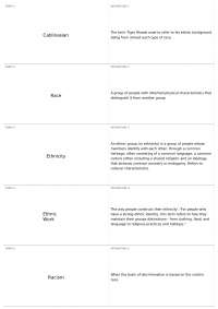 Chapter 9 - Race | SOC  - Sociology 1 - Introduction