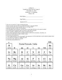 Multiple Choice Questions Exam 3 - Elementary Organic Chemistry | CHM 231