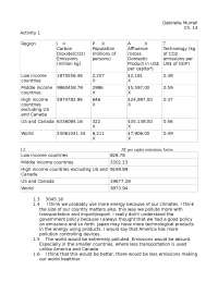 Activity 14 with Answers - Introduction to Cultural Geography | GEOG 1012