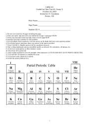 Test 2A with Answers | Elementary Differential Equations I | CHM 231