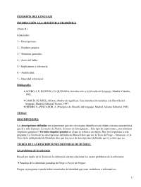 Filosofía del Lenguaje