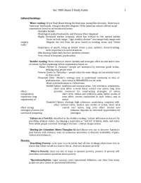 Second Exam Study Guide - Cultural Sociology | SOCIOL 1000 - Docsity