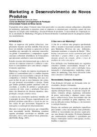 Marketing e Desenvolvimento