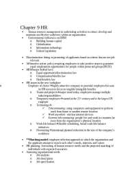 HR Management: Environmental Influences, Discrimination, Affirmative Action, & Selection -