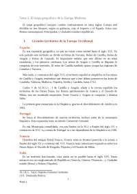 Historia de Europa Moderna I - Tema 2 - Apuntes de Historia Europea ...