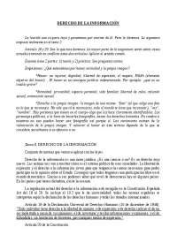 derecho de la información