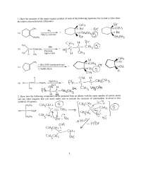 Solved Exam 2 for Organic Chemistry I | CHEM 231 - Docsity