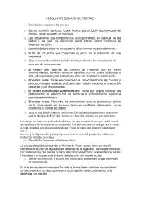 Preguntas sobre proceso judicial: caracteres, órdenes, peritos, fiscal y más - Prof. 3045