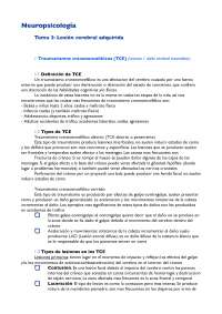 Tipos de Daños Cerebrales en Traumatismos Craneoencefálicos - Prof. Morales