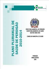 Plano municipal de saúde de perdigão 2010-2014