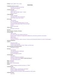 Exam 1 Study Guide - Greek and Roman Myth | CLA 2444