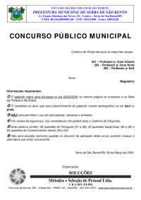 Provinha de gramatica - Magisterio