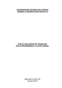 etica geral e etica profissional