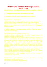 Riassunto ottimo dell'esame di Diritto delle amministrazioni pubbliche (rif: SORACE)
