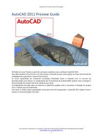 AutoCAD 2011 Preview Guide em Portugues - Material de Referência para ...