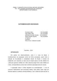Automedicação em Idosos