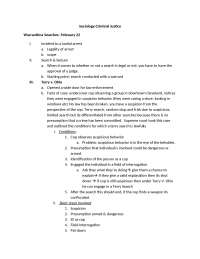 Sociology-Criminal Justice - Notes | SOC 325L