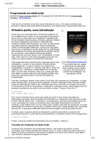 Programando em shell-script - O livro Shell Script Profissional do ...