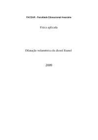 Dilatação Volumétrica Oficial
