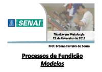 [Processos de Fundição] Aula 02 - Modelos