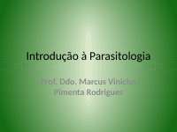 Introdução à Parasitologia