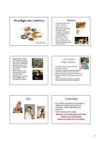 Tecnologia em Cosmetologia